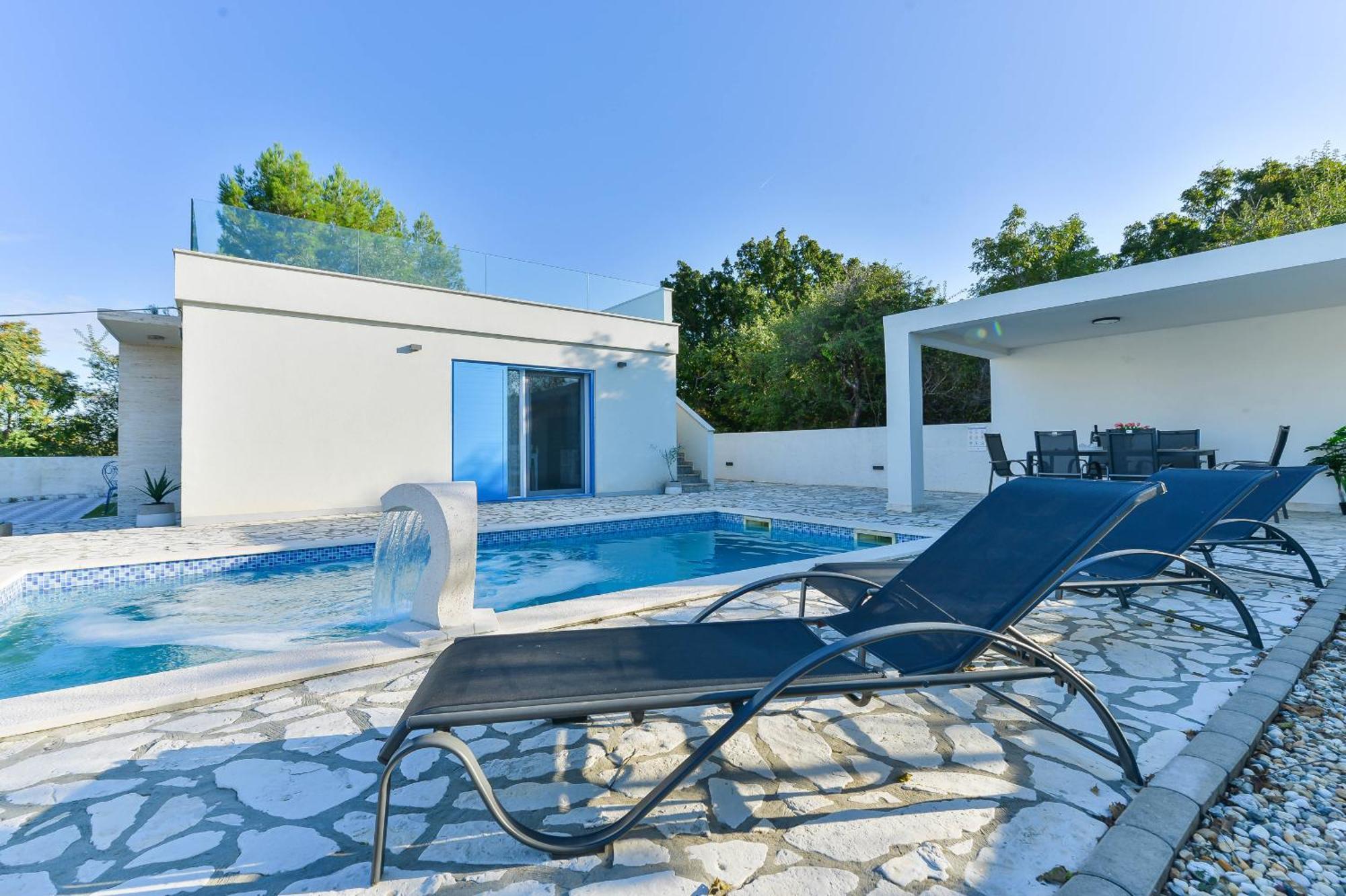 Villa Anna With Pool, Zadar County Vinjerac Extérieur photo